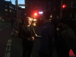 Oberbürgermeister Markus Lewe am Abend. (Foto: th)