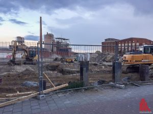 Hier soll das Großprojekt Hafencenter entstehen. (Foto: Marvin Fuhrmann)