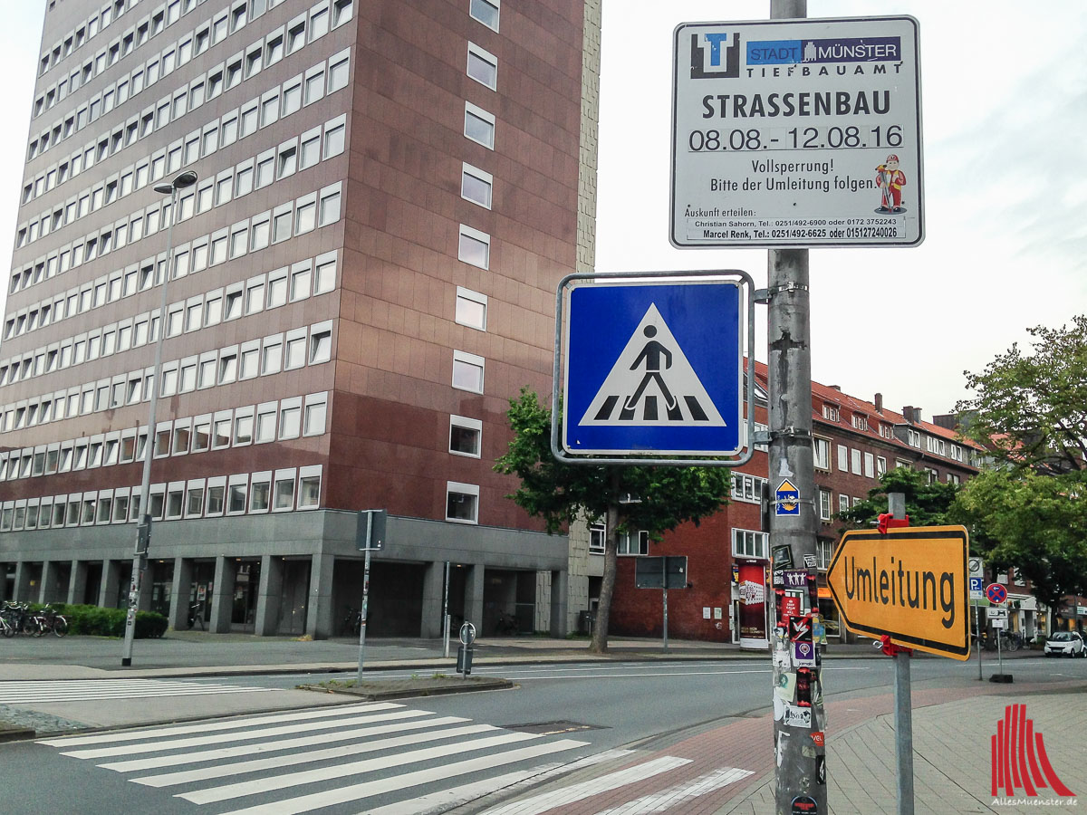 Die Hammer Straße wird zur Großbaustelle. (Foto: th)