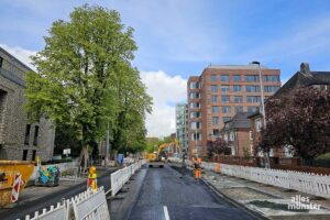 Nach der Vollsperrung kommendes Wochenende soll der Hohenzollernring ab Montagmorgen vollständig freigegeben werden. (Foto: Jasmin Otman)