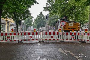 Die Kreuzung Wolbecker Straße und Ring wird am Mittwoch wieder für den Verkehr freigegeben. (Foto: Tessa-Viola Kloep)