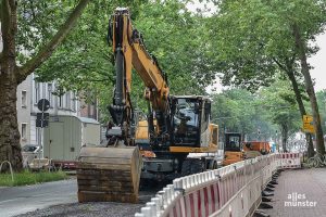 Im Bereich der Baustelle am Ring / Wolbecker Straße sorgen unter anderem Falschparker für Probleme. (Foto: Tessa-Viola Kloep)