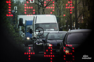 Auch in Münster gehen die Ordnungsbehörden im Rahmen der "Speedweek" gegen Temposünder vor. (Archivbild: Thomas Hölscher)