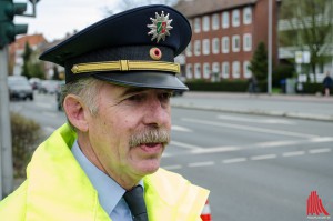 Einsatzleiter Udo Weiss kennt die Wirksamkeit von Blitzmarathons aus langjähriger Erfahrung. (Foto: th)