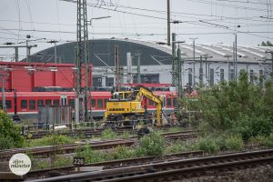 In dieser Gleisanlage der Deutschen Bahn war der Blindgänger vermutet worden. (Foto: Thomas Hölscher)