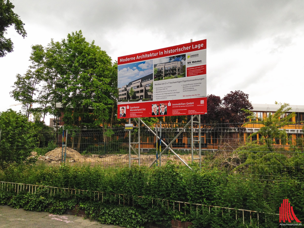 Auf dieser Baustelle ruht ein Blindgänger im Erdreich. (Foto: th)