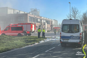 Des Landesamt für Natur, Umwelt und Verbraucherschutz (LANUV) ist vor Ort eingetroffen. (Foto: AM)