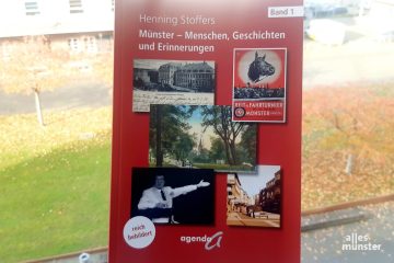 Henning Stoffers’ Buch „Münster – Menschen, Geschichten und Erinnerungen“, Band 1 – die Fortsetzung folgt bald. (Foto: Michael Wietholt)