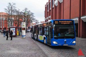 Der Busverkehr ist, wie auch die Müllabfuhr, nicht vom Warnstreik betroffen. (Archivbild: th)