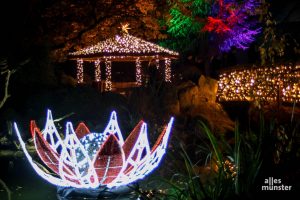 Der Christmas Garden im Allwetterzoo Münster. (Foto: nn)