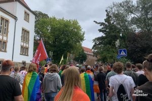 Der CSD am Samstag in Münster. (Foto: Jasmin Reghat)