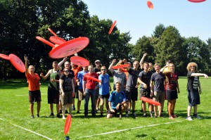 Vorfreude auf das Frisbeefestival: Die europäischen Scheibenwerfer kommen an Pfingsten in Münster zusammen. (Foto: Frisbee NRW / szy)