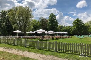 Der digitale Biergarten am Lindenhof soll wichtige Einblicke in automatisierte Abläufe und digitale Verfahrensweisen ermöglichen. (Foto: Geßler)