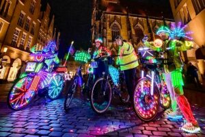 Die „Diskallico Light Parade“ in Münsters "Guter Stube". (Foto: Bastian E.)