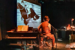 Neue Nummern wechseln sich ab mit Klassikern dieser Show - hier setzen die Finger von Robert Nippoldt ein Rennpferd in Trab. (Foto: Christian Szepan)