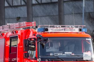 Zwei größere Einsätze hielten die Feuerwehr der Stadt Münster am Sonntag auf Trab: Brände in einem Hotel und in einem Laborgebäude. (Archivbild: Thomas Hölscher)