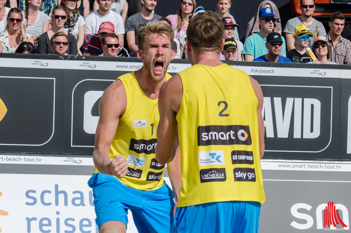 Das Team Walkenhorst / Windscheif zieht ins Halbfinale ein. (Foto: th)