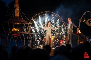 Das Theater Titanick feiert am Aasee im Rahmen der Flurstücke 015 sein 25-jähriges Jubiläum. (Foto: th)