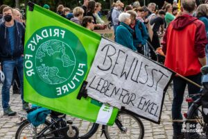 Die Ortsgruppe Münster von Fridays for Future veranstaltet ein Klimacamp. (Archivbild: Thomas Hölscher)