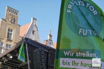 Die Initiative "Fridays for Future Münster" kündigt Bürgerbegehren an, falls der Rat dem Antrag “Klimaneutralität bis 2030” nicht zustimmt. (Archivbild: Susanne Wonnay)