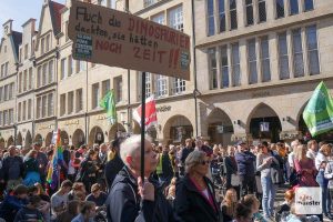 Fridays for Future ruft in Münster 25. Juni 2021 zum Klimastreik auf. (Archivbild: Susanne Wonnay)