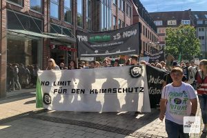 Auch bei uns in Münster wird am Freitag der nächste große Klimastreik stattfinden. (Archivbild: Susanne Wonnay)