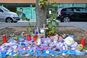 Am Hafenplatz fand am Rande des CSD Münster die Gewaltattacke statt, der Malte C. zum Opfer fiel. (Foto: Tessa-Viola Kloep)