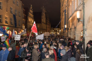 Die Organisatoren rechnen wieder mit mehreren Tausend Menschen, in der Innenstadt gegen die AfD demonstrieren. (Archivbild: Carsten Pöhler)