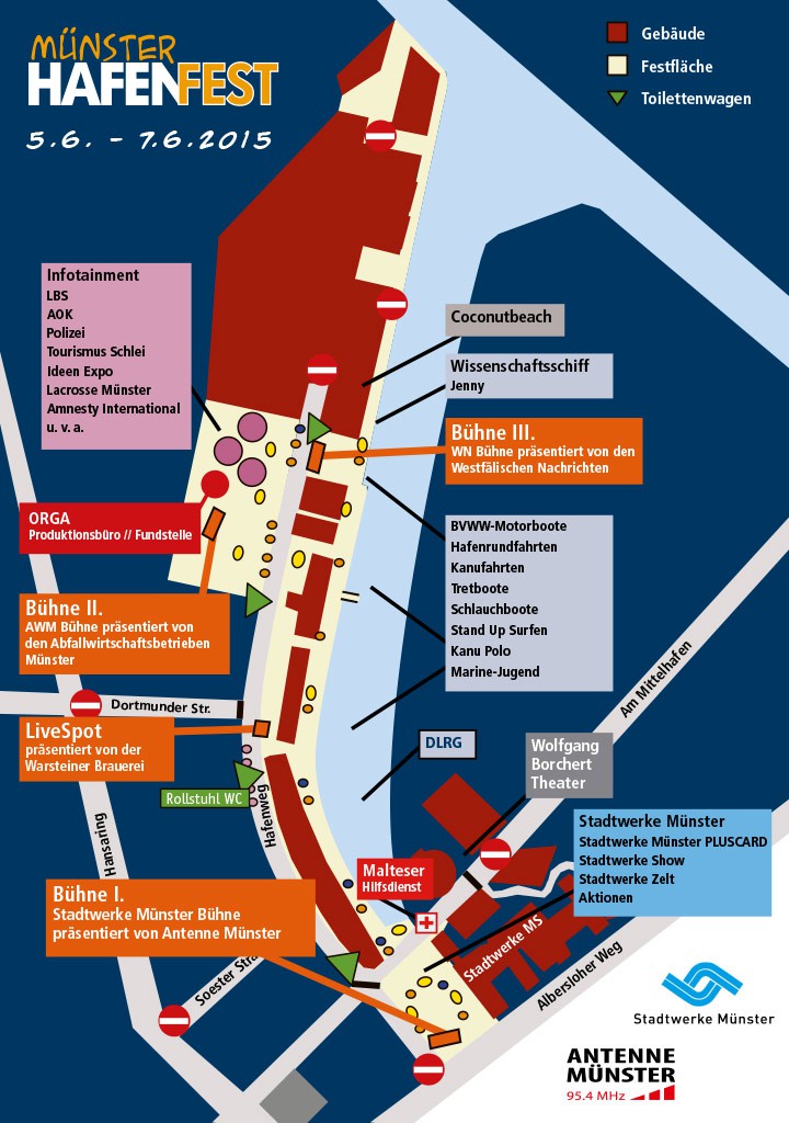 Hafenfest Geländeplan