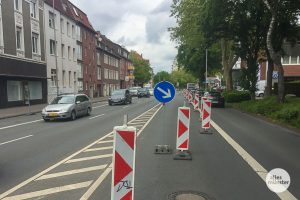 Auch auf der Hammer Straße wird die Fahrbahn instand gesetzt. (Archivbild: Thomas Hölscher)