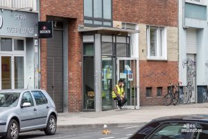 Das Haus der Wohnungslosenhilfe (HdW) ist zurzeit geschlossen, die erkrankten Bewohner stehen unter Quarantäne. (Foto: Thomas Hölscher)