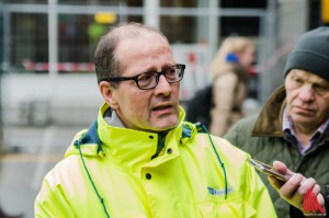 Verkehrsplaner Michael Milde wirbt für Rücksichtnahme im Hamburger Tunnel. (Foto: th)