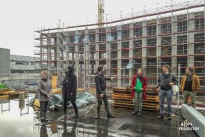 Auf der Baustelle am alten Hill-Speicher im Hafen sind Führungen möglich. (Archivbild: Ralf Clausen)