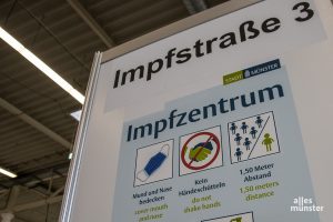 Impfwillige können sich jetzt online in eine Reserveliste eintragen, sie müssen aber binnen 30 Minuten zum Impfzentrum Münster kommen können.