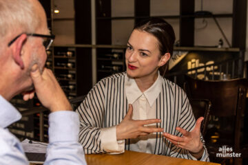 Michelle Barthel im ALLES MÜNSTER Interview. (Foto: Hölscher)