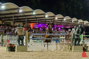 Johannes Ehning auf Appearance siegt beim Münster Masters. (Foto: th)