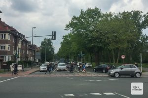 Die Kanalstraße wird zwischen Ring und Nevinghoff für den Autoverkehr gesperrt. (Archivbild: Thomas Hölscher)