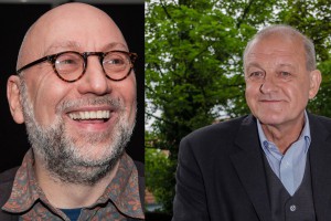 Jürgen Kehrer (li.) und Leonard Lansink kommen zu einer gemeinsamen Lesung ins Cineplex. (Fotos: sg / th)