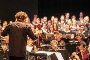 Stefan Vaselka dirigiert das Orchester