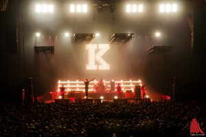 Kraftklub verwandelten die Halle Münsterland in einen Hexenkessel. (Foto: th)