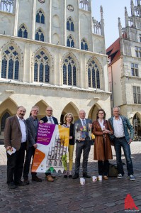 Die Organisatoren des Friedensmahls freuen sich über das Kulturerbe-Siegel. (Foto: th)