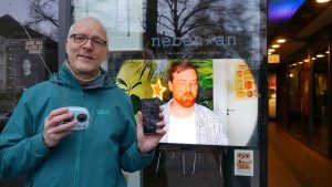 Jens Schneiderheinze und der Verein Die Linse präsentieren den Kurzfilmtag 2020 als Schaufensterkino. (Foto: Die Linse e.V.)