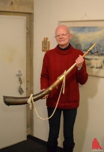 Das historische Horn ist ein Unikat. (Foto: Thomas Hölscher)