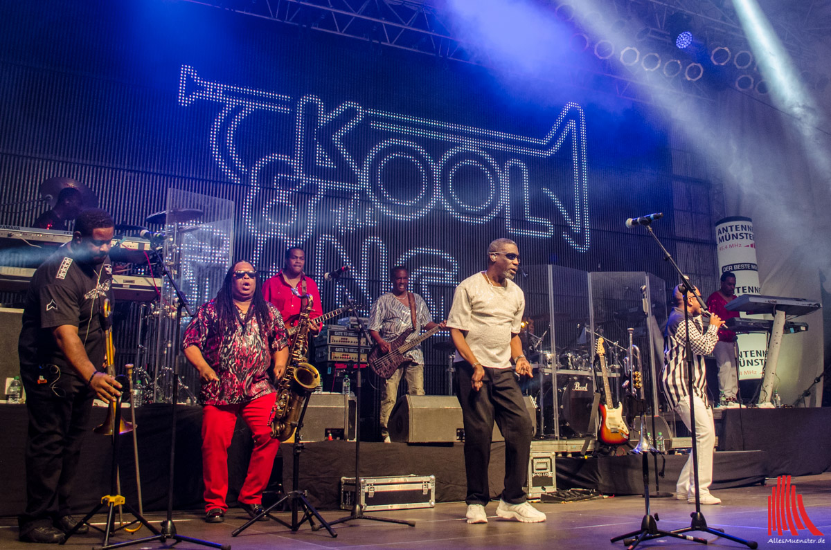 Kool & The Gang feierten ausgelassen mit den Münsteranern.(Foto: th)