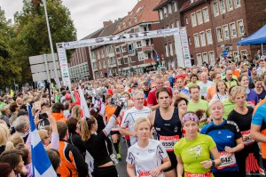 Am 8. September gehört die Innenstadt wieder den vielen Läuferinnen und Läufern, die am Volksbank-Münster-Marathon teilnehmen. (Archivbild: Thomas Hölscher)