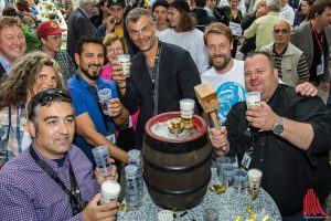 Fassanstich: Das Stadtfest Münster Mittendrin ist eröffnet. (Foto: th)