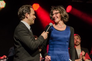 Für Gudrun Bruns von der Krebsberatungsstelle war der Abend ein voller Erfolg. (Foto: th)