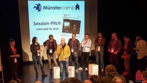 Kaum kam der Aufruf, da standen sie schon Schlange, um ihre Sessions beim Münstercamp 2018 vorzustelle