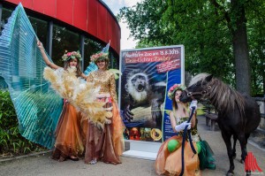 Tiere und Elfen werden bei "Nachts im Zoo" die Besucher gleichermaßen verzaubern. (Foto: th)