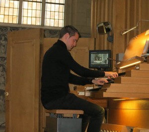 André Nieuwkoop an der Domorgel. (Foto: Andrea Eickhoff)